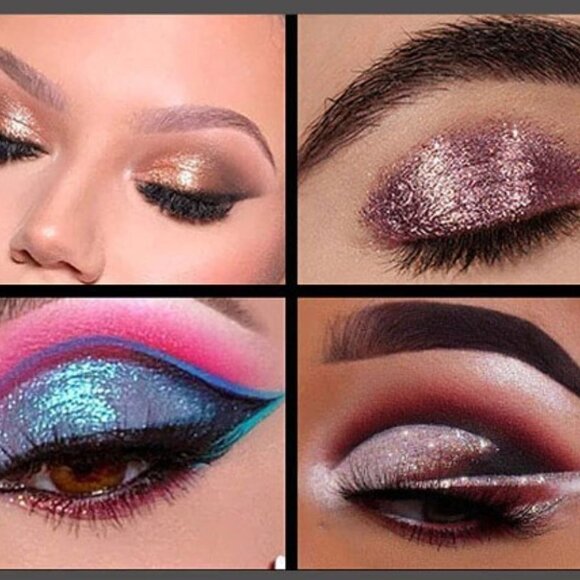 Shimmer Smokey Eyes Liquid Eyeshadow Metallic Matte Color Changing Quick Dry - Picture 14 of 16